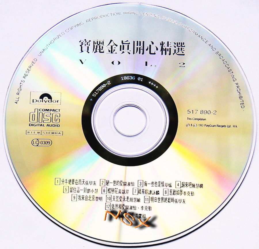 《宝丽金真开心精选(雷射唱片10周军)》CD2光盘.jpg